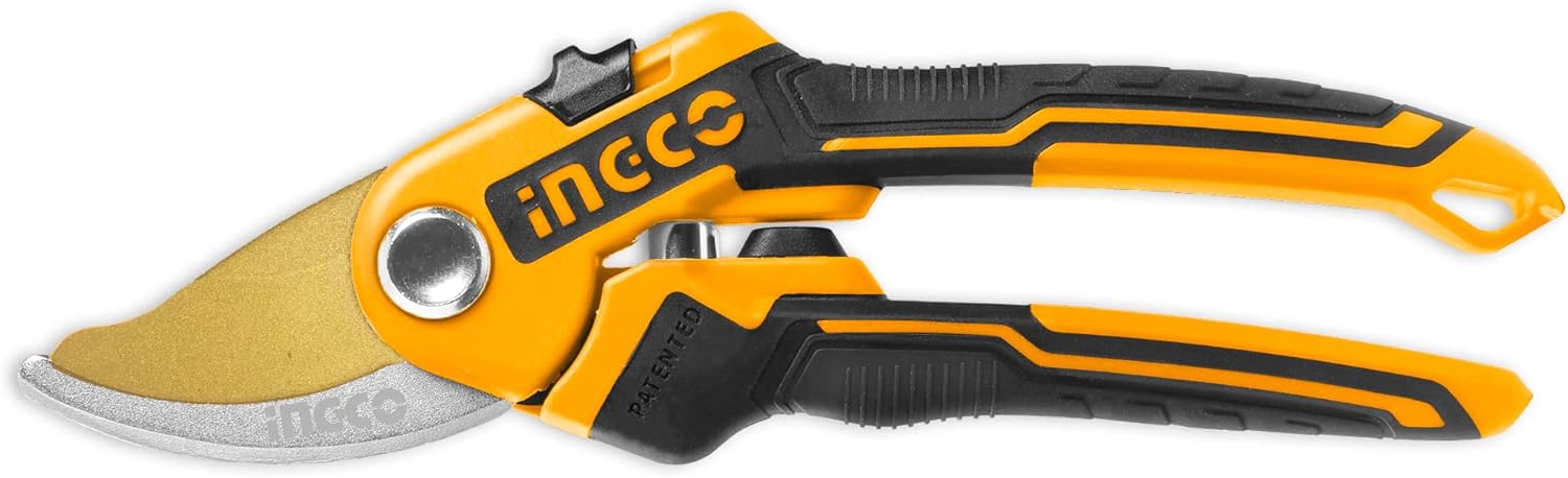 &nbsp;INGCO 8-Inch Professional Pruning Shears – Bypass Garden Scissors – HPS0601