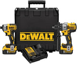 DEWALT DCK299P2 20V MAX Hammer Drill & Impact Driver Combo Kit – 2 Batteries & Charger