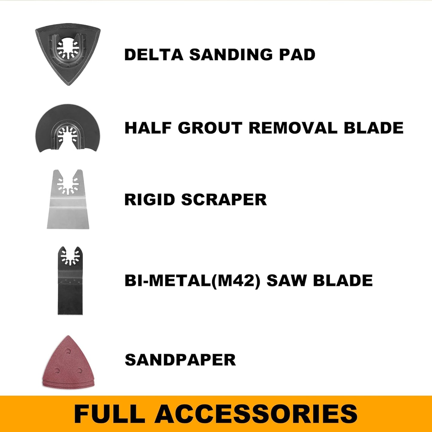 &nbsp;INGCO 20V Cordless Oscillating Multi-Tool Kit – with 8 Accessories for Cutting &amp; Sanding – OMTLI20028