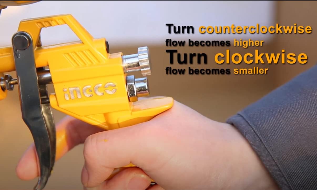 &nbsp;INGCO Air Spray Gun – 400ml, 1.5mm Nozzle, for Auto Paint &amp; Base Coat – HVSG0115