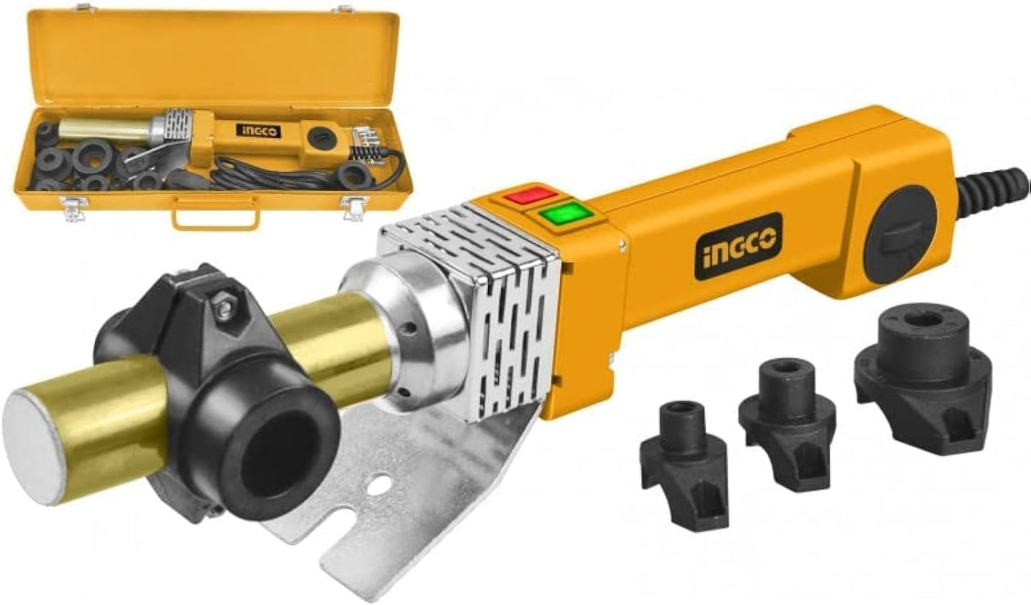 INGCO Plastic Welding Gun / Hot Air Tool – 800W, Dual Temperature, with Nozzles – PTWT8001