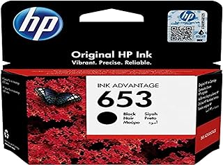 HP, 653 Inkjet Advantage Printer Ink, 360 pages Yield, Black