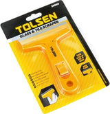 Tolsen 100mm Glass &amp; Tile Scraper – with 3 Replaceable Blades – HGS0110