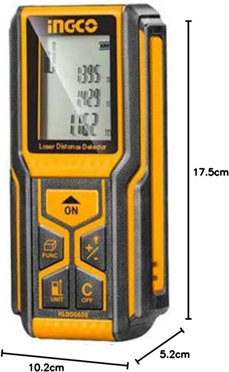 &nbsp;INGCO Digital Laser Distance Meter – Professional Laser Measure Tool – DLM100
