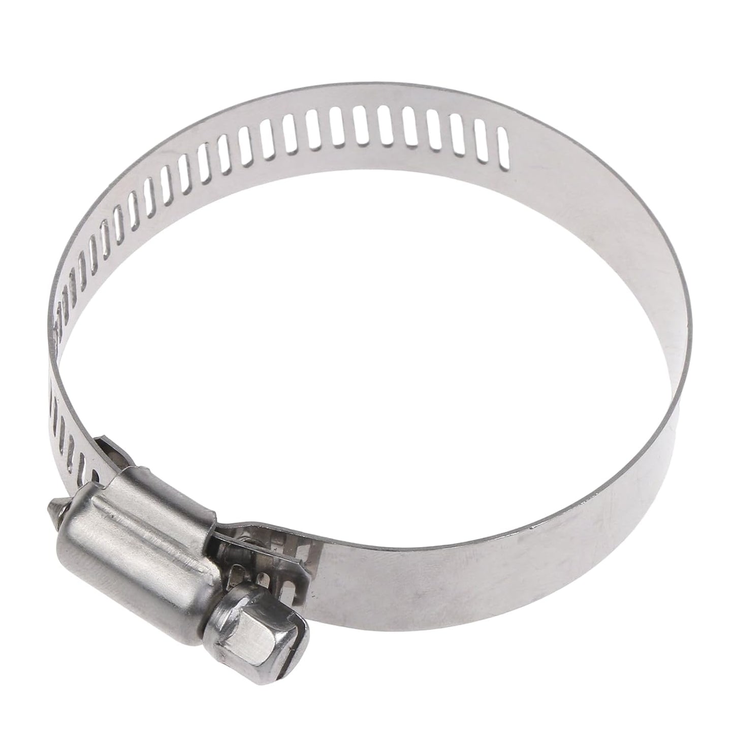 304 Stainless Steel Adjustable Hose Clamp – Worm Gear Drive (59–82mm) | for Automotive, Mechanical & Agriculture