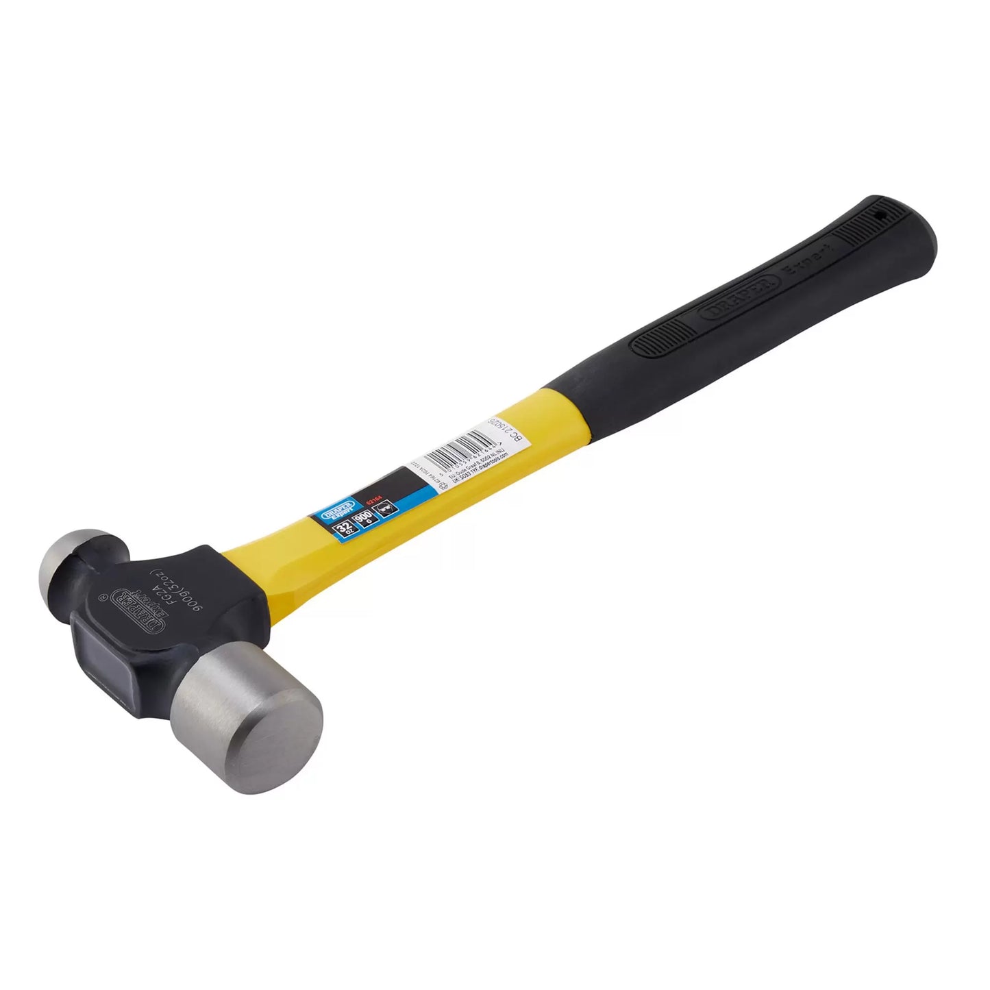Draper Tools - 62164 - Draper Expert Ball Pein Hammer with Fibreglass Shaft, 900g/32oz