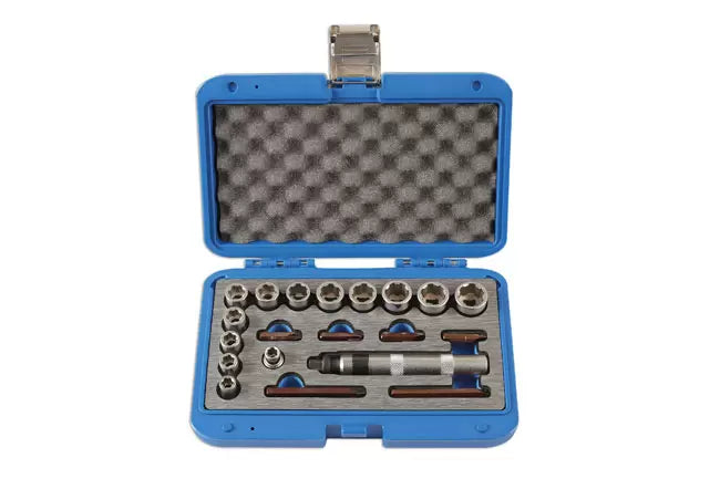 Laser - 6219 - Damaged Nut and Screw Remover Set 3/8"D 20pc
