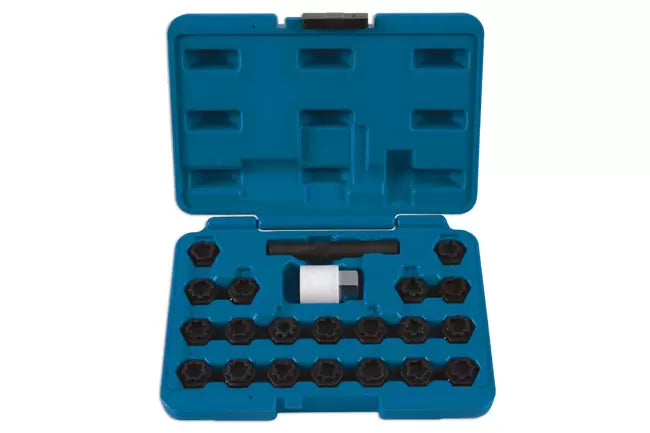 Laser - 6232 - Locking Wheel Nut Key Set 22pc - for Audi