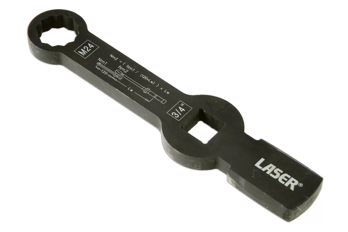 Laser - 62416 - HGV Brake Caliper Wrench - 24mm Bi-Hex