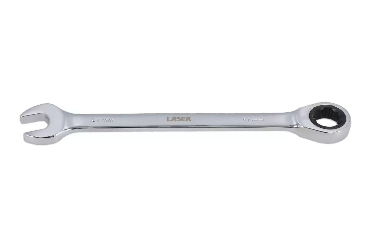 Laser - 62656 - Ratchet Ring Combination Spanner 21mm
