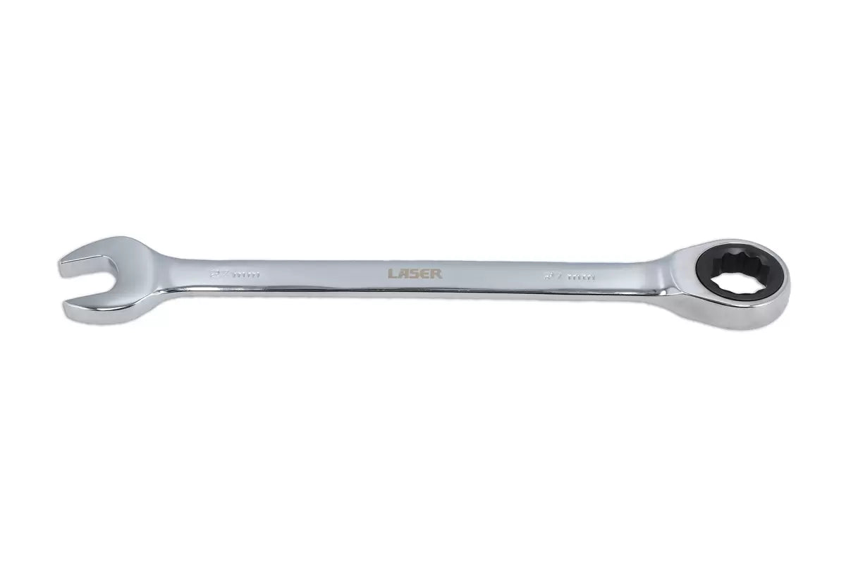 Laser - 62659 - Ratchet Ring Combination Spanner 27mm