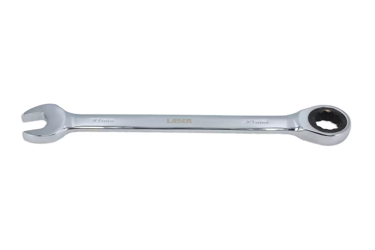 Laser - 62660 - Ratchet Ring Combination Spanner 30mm