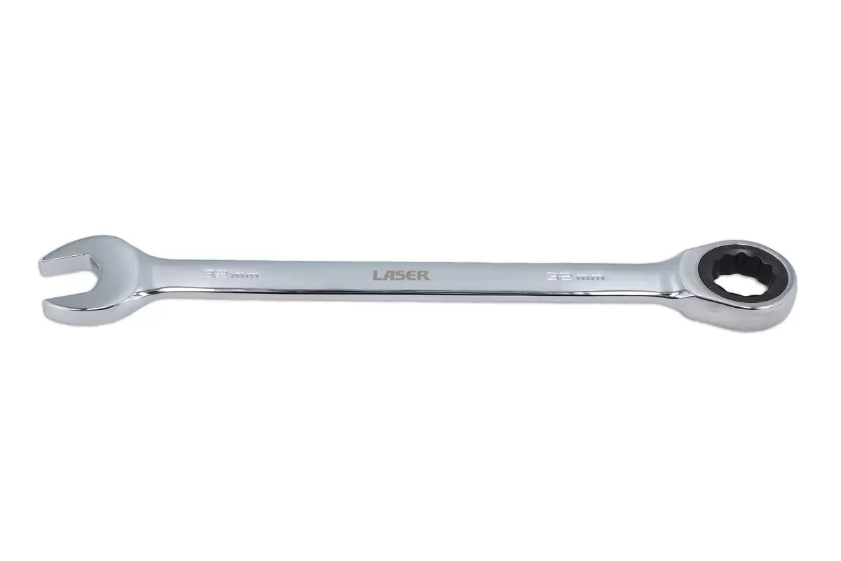 Laser - 62661 - Ratchet Ring Combination Spanner 32mm