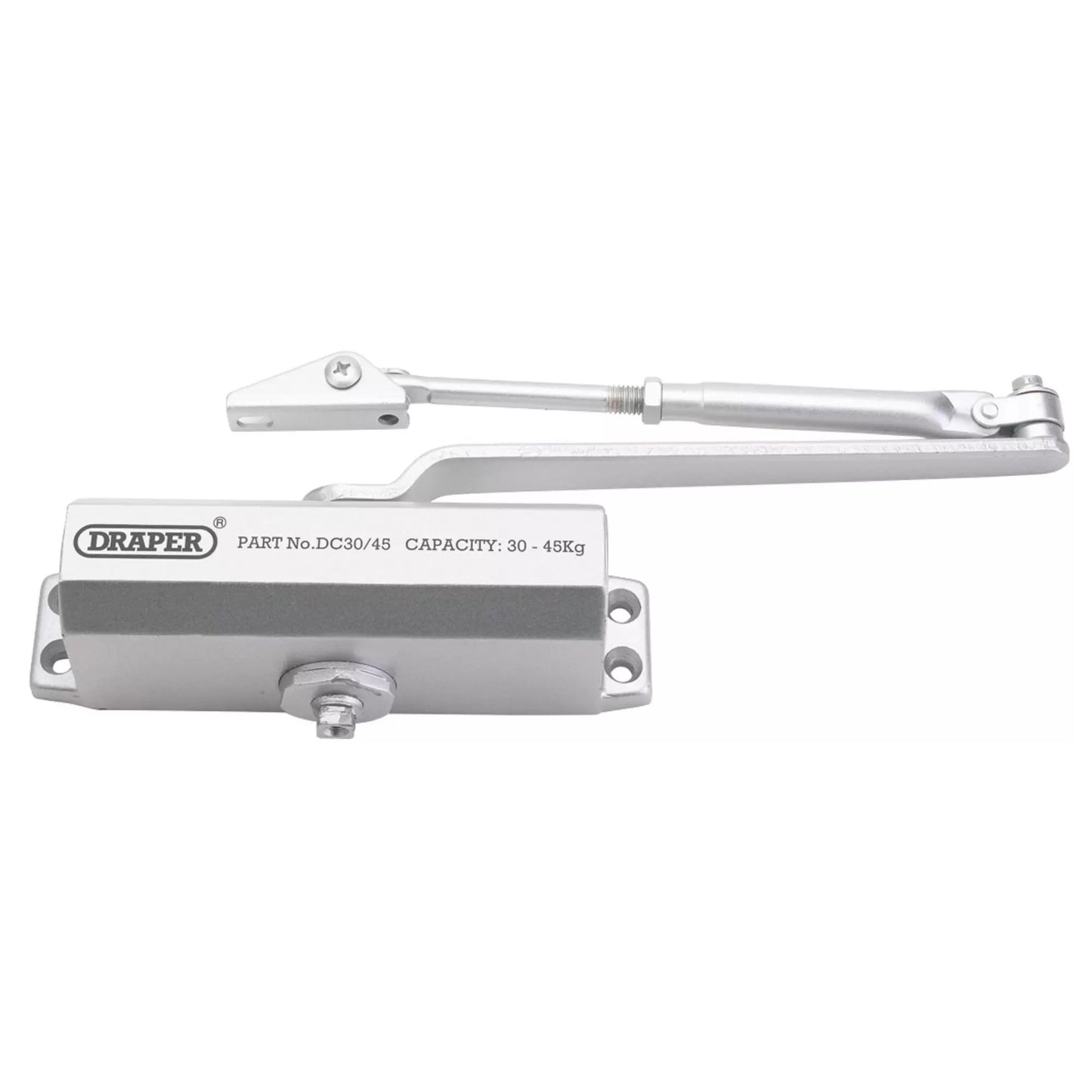 Draper Tools - 62893 - Adjustable Automatic Door Closer for Doors Between 25kg and 45kg