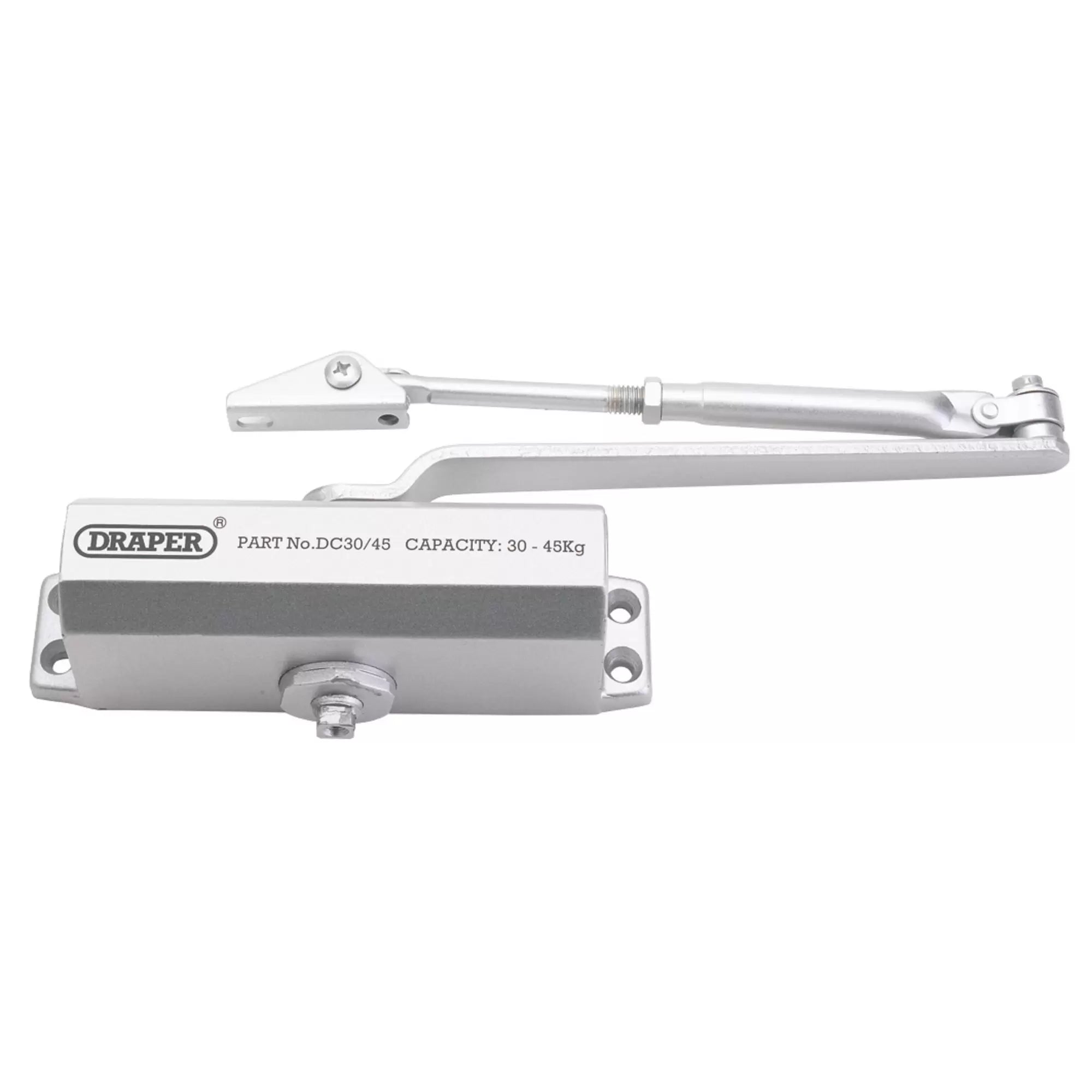Draper Tools - 62893 - Adjustable Automatic Door Closer for Doors Between 25kg and 45kg