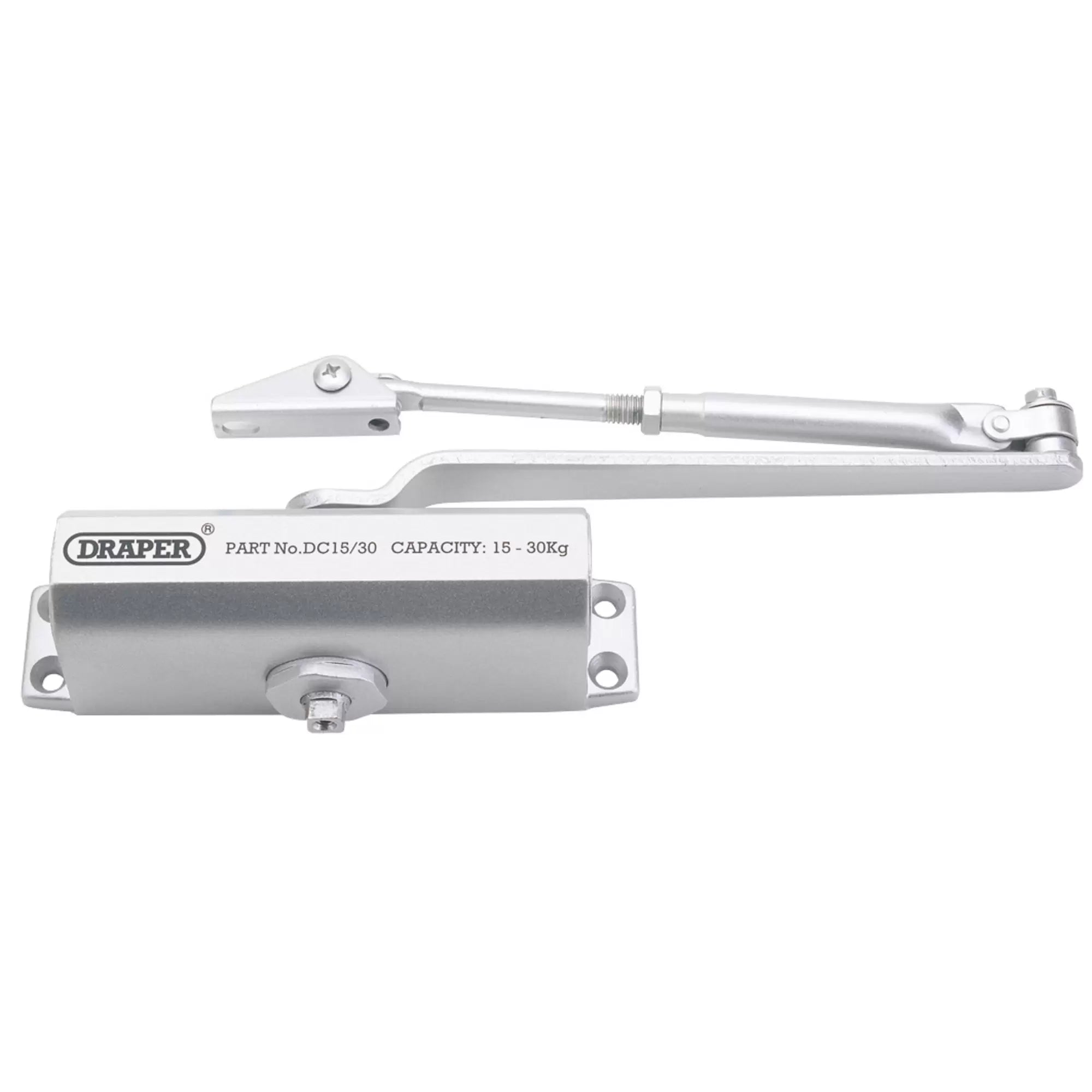 Draper Tools - 62894 - Adjustable Automatic Door Closer for Doors Between 15kg and 30kg