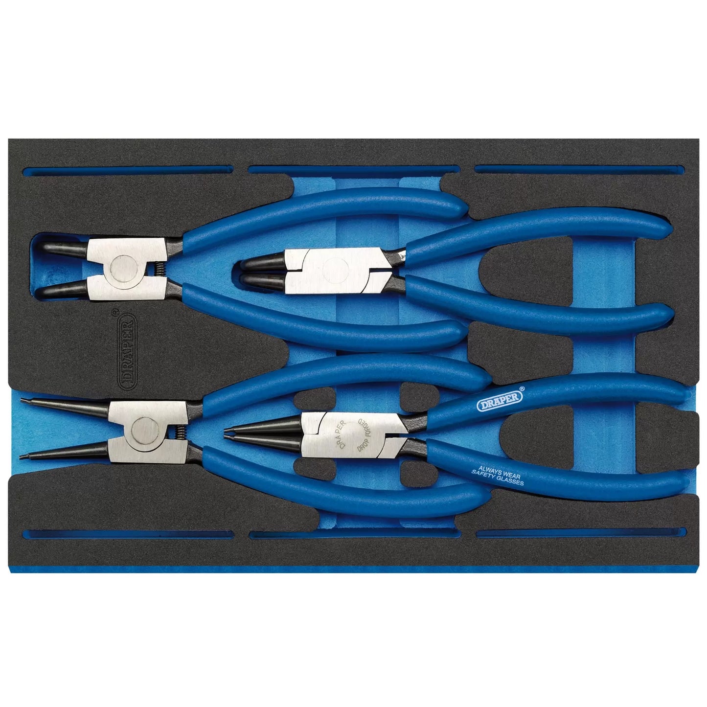Draper Tools - 63218 - 4PC CIRCLIP PLIER SET