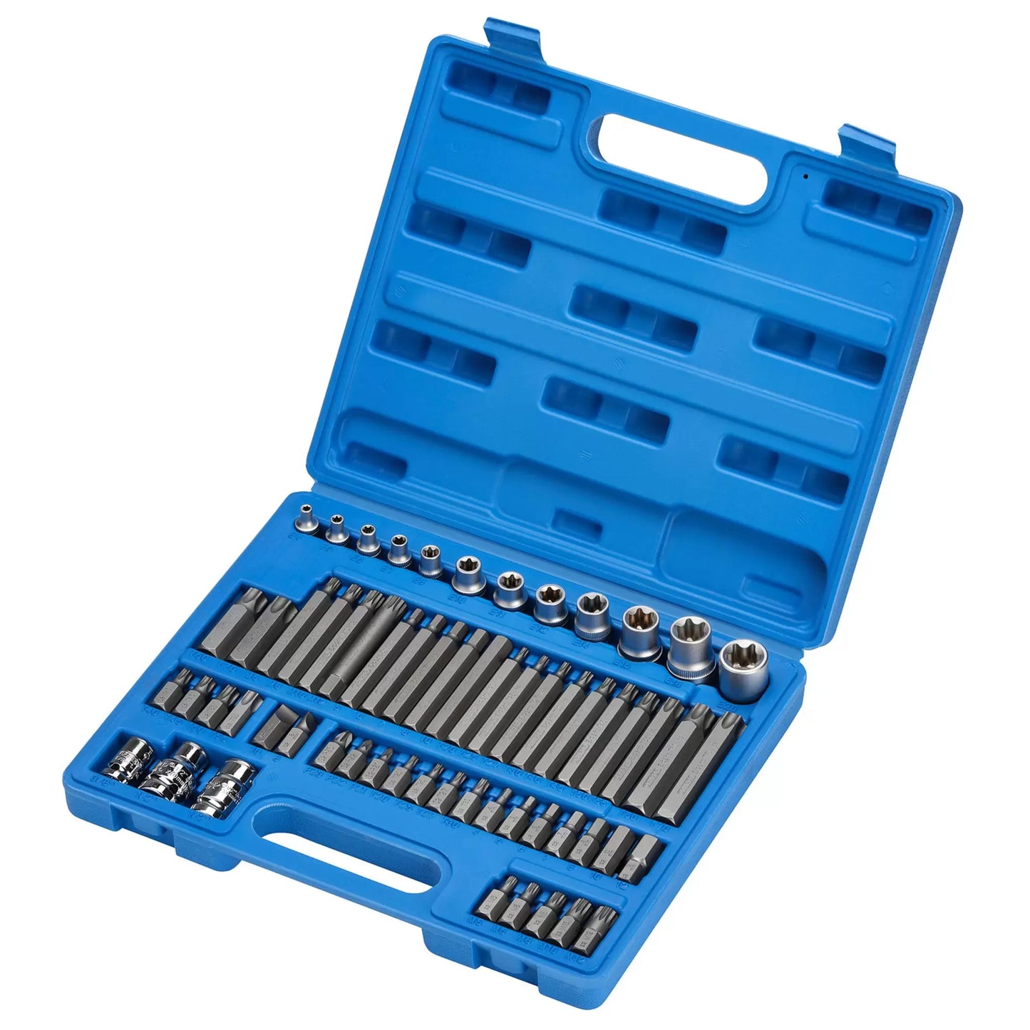 Draper Tools - 63376 - Draper Expert Mechanics Socket and Bit Set, 3/8, 1/2" Sq. Dr. (61 Piece)