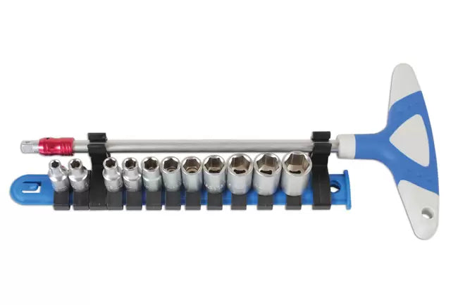 Laser - 6346 - T-Handle Socket Set 1/4"D 12pc