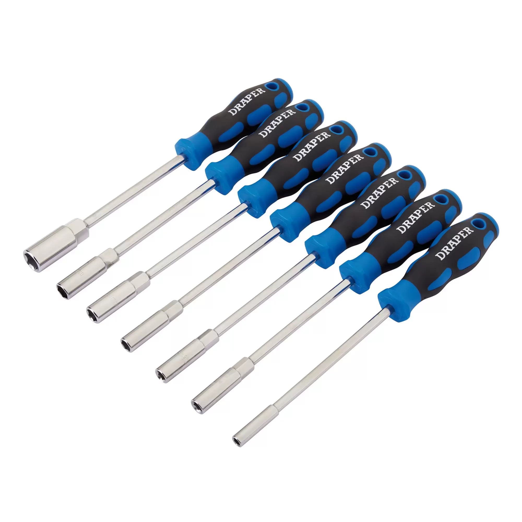 Draper Tools - 63510 - Soft Grip Nut Spinner Set (7 Piece)