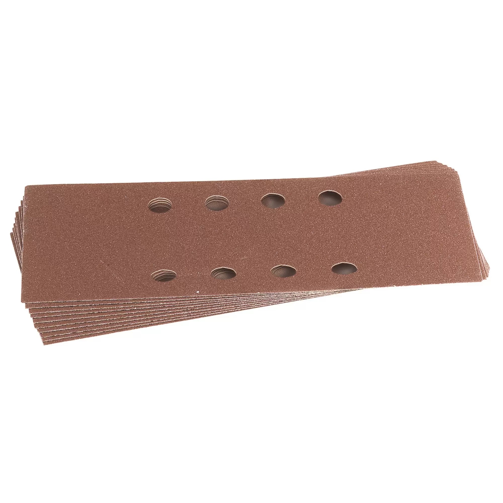 Draper Tools - 63630 - 232 x 92mm 60 Grit Aluminium Oxide Sanding Sheets for 63128 Random Orbit Sander (Pack of 10)