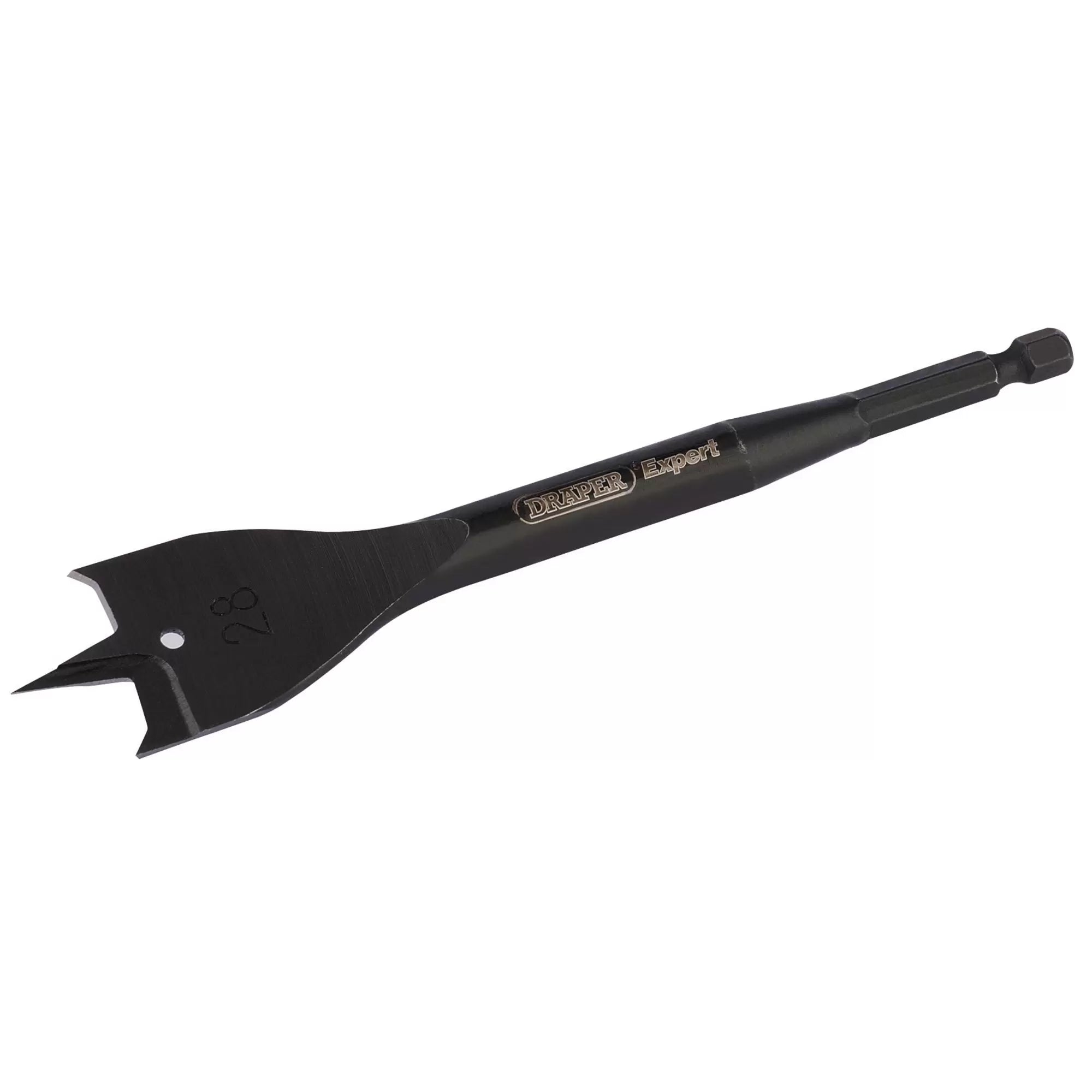 Draper Tools - 63687 - Draper Expert Flat Wood Bit, 28 x 150mm