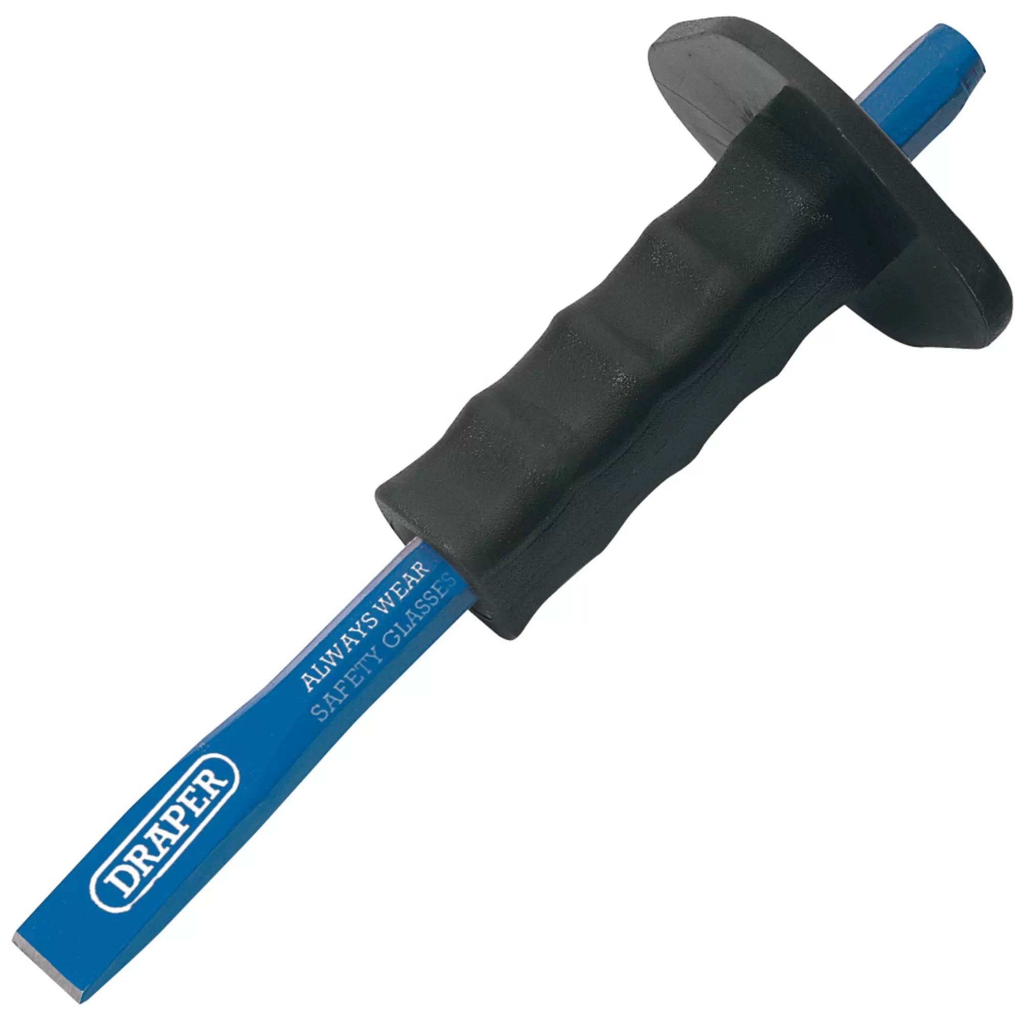 Draper Tools - 63747 - Octagonal Shank Cold Chisel with Hand Guard, 19 x 250mm (Sold Loose)