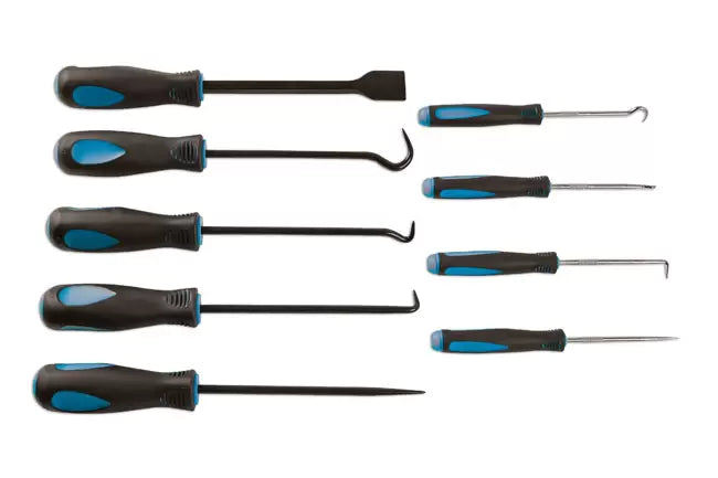 Laser - 6382 - Pick Hook and Scraper Set 9pc