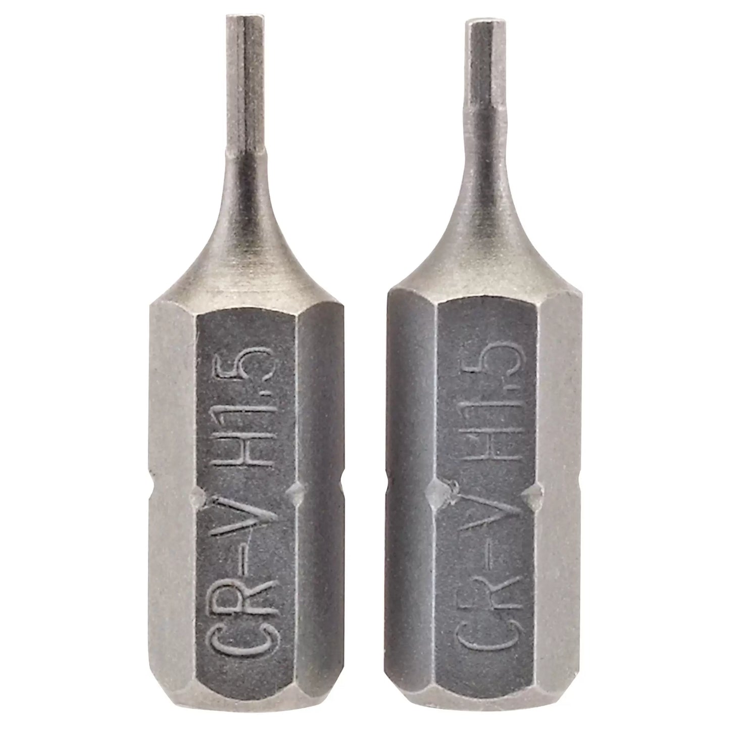 Draper Tools - 63944 - Hexagonal Insert Bit, 1.5mm, 1/4" Hex, 25mm Long (Pack of 2)