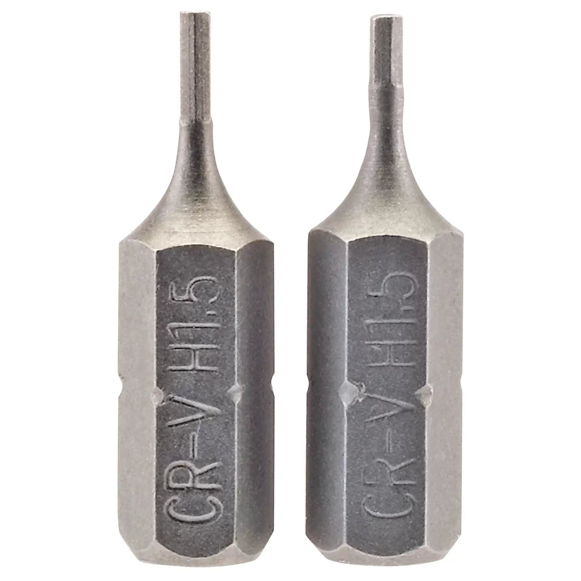 Draper Tools - 63944 - Hexagonal Insert Bit, 1.5mm, 1/4" Hex, 25mm Long (Pack of 2)