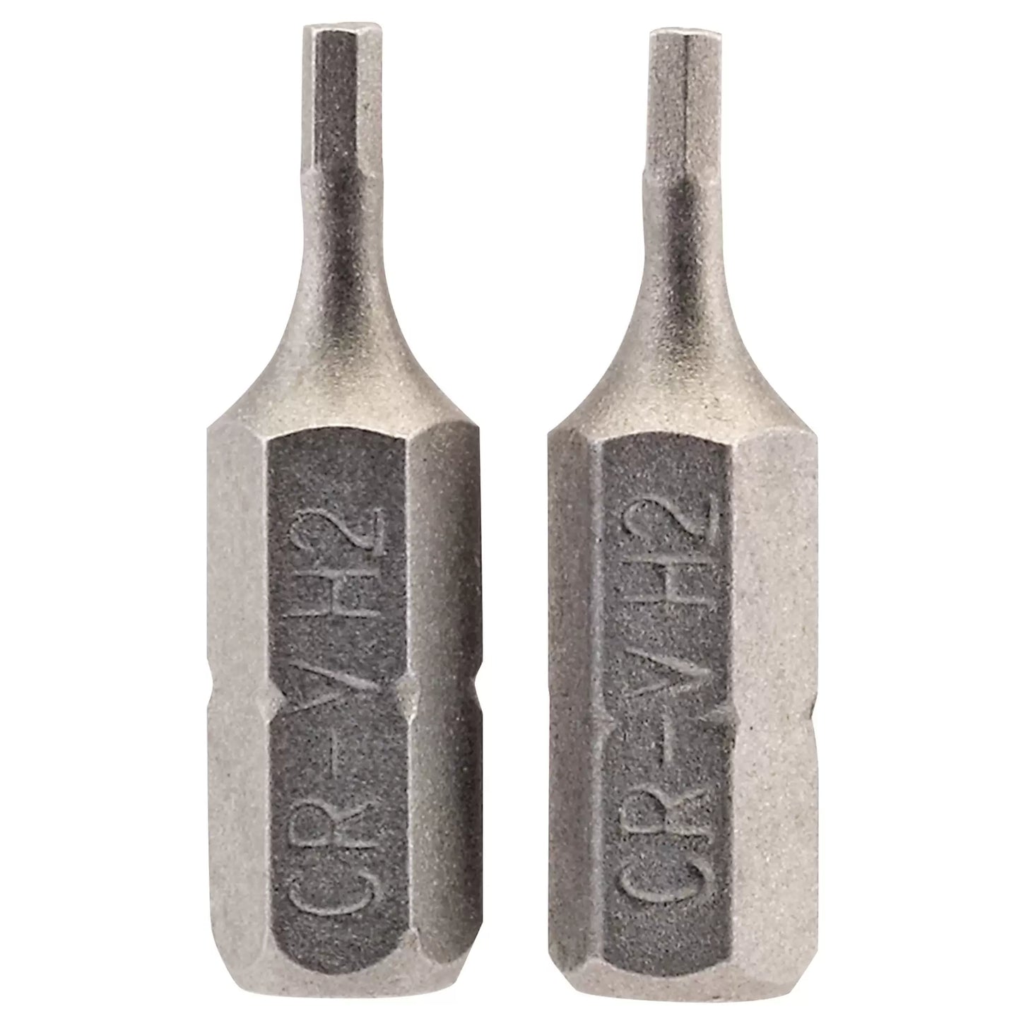 Draper Tools - 63945 - Hexagonal Insert Bit, 2mm, 1/4" Hex, 25mm Long (Pack of 2)