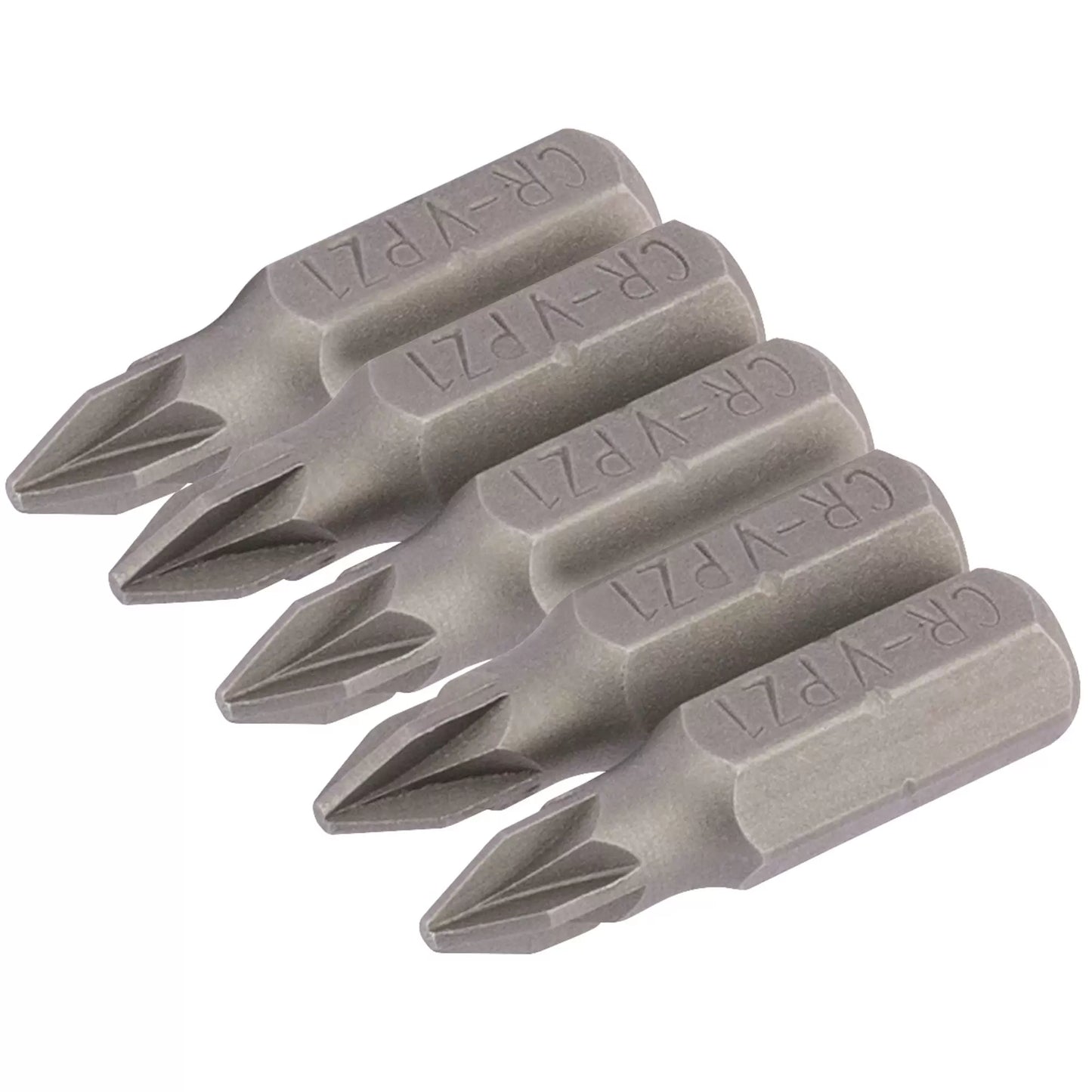 Draper Tools - 64014 - PZ Type Insert Bit, No.1 x 25mm, 1/4" Hex (Pack of 5)