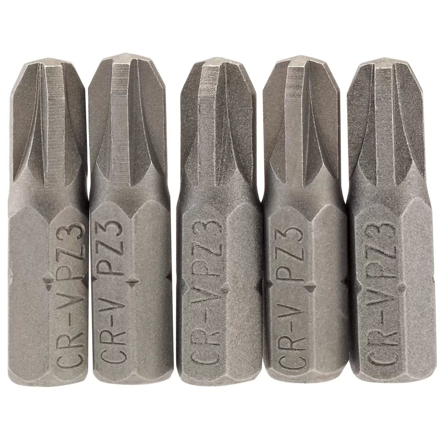 Draper Tools - 64016 - PZ Type Insert Bit, 1/4" Hex, 25mm Long, No.3 (Pack of 5)