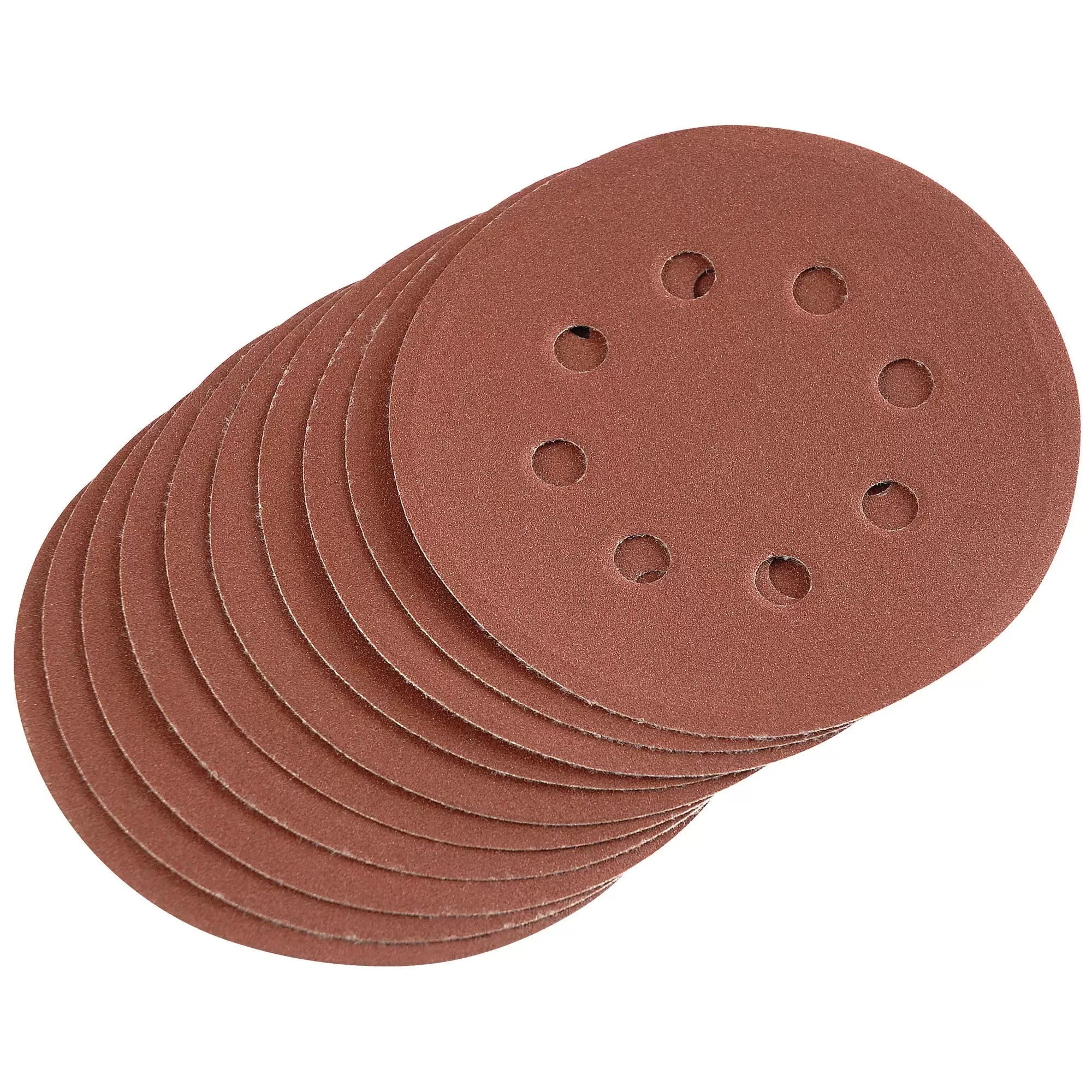 Draper Tools - 64040 - Hook and Loop Sanding Discs, 125mm, 240 Grit (Pack of 10)