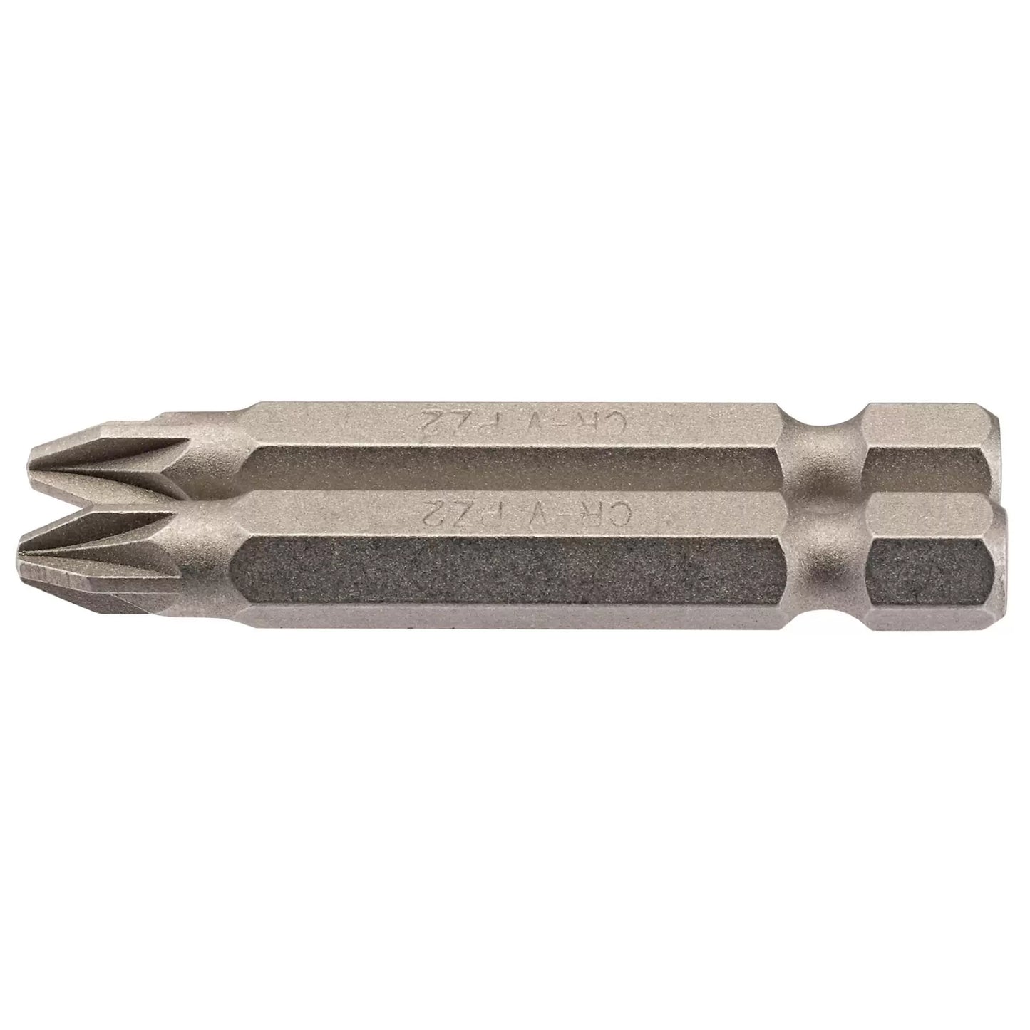 Draper Tools - 64228 - PZ Type Insert Bit, 1/4" Hex, 50mm Long, No.2 (Pack of 2)
