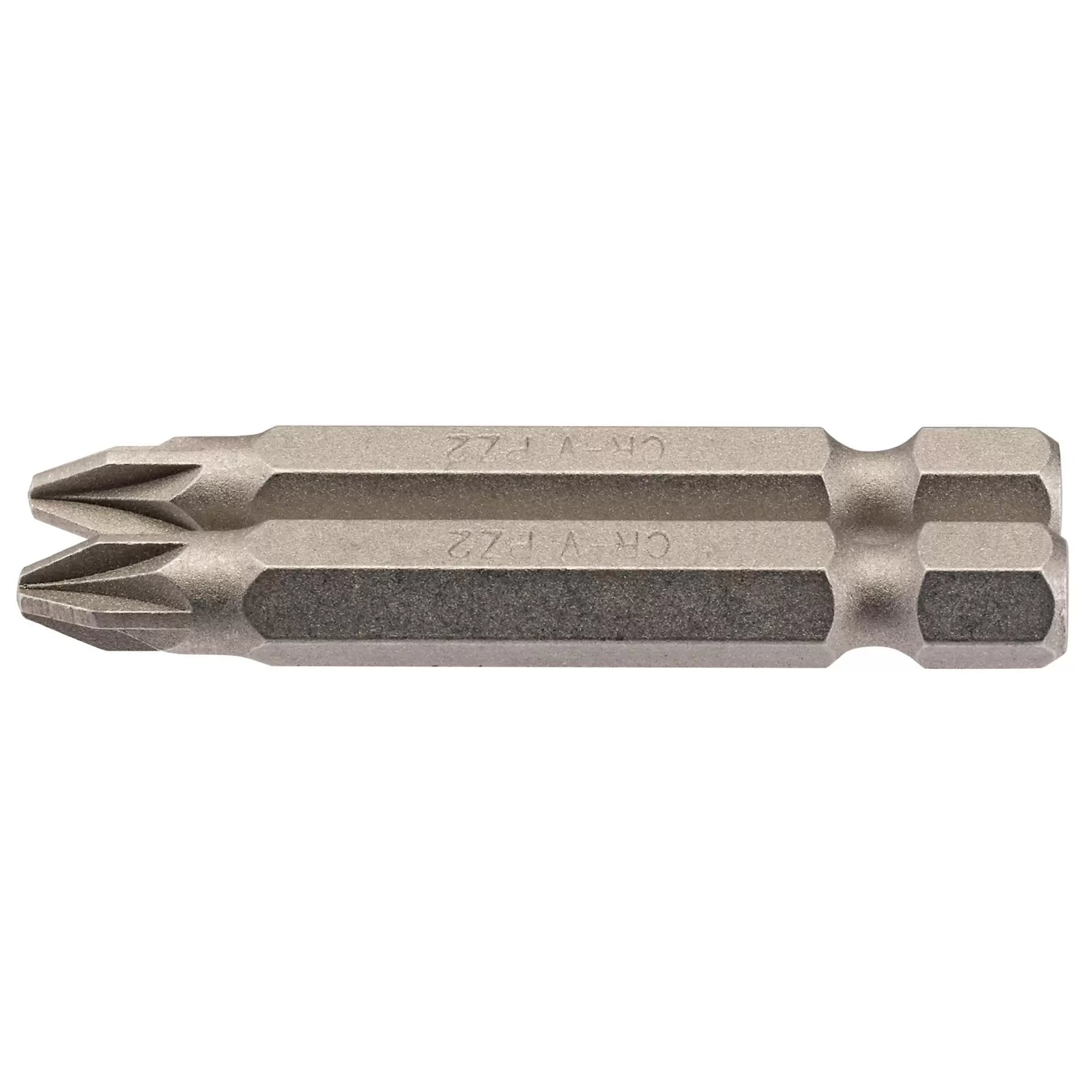 Draper Tools - 64228 - PZ Type Insert Bit, 1/4" Hex, 50mm Long, No.2 (Pack of 2)
