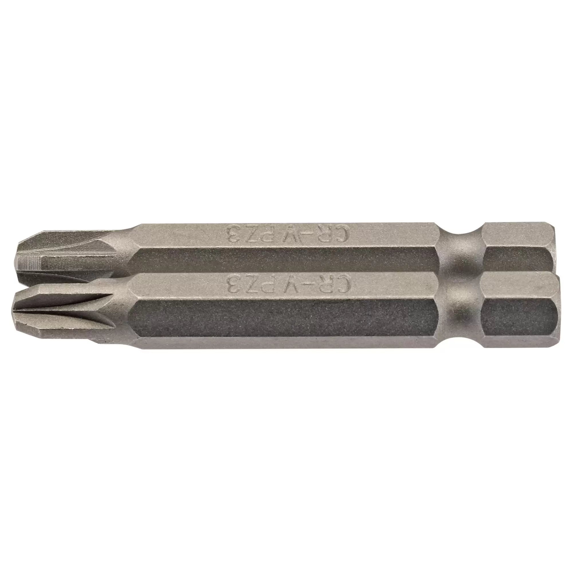 Draper Tools - 64229 - PZ Type Insert Bit, 1/4" Hex, 50mm Long, No.3 (Pack of 2)