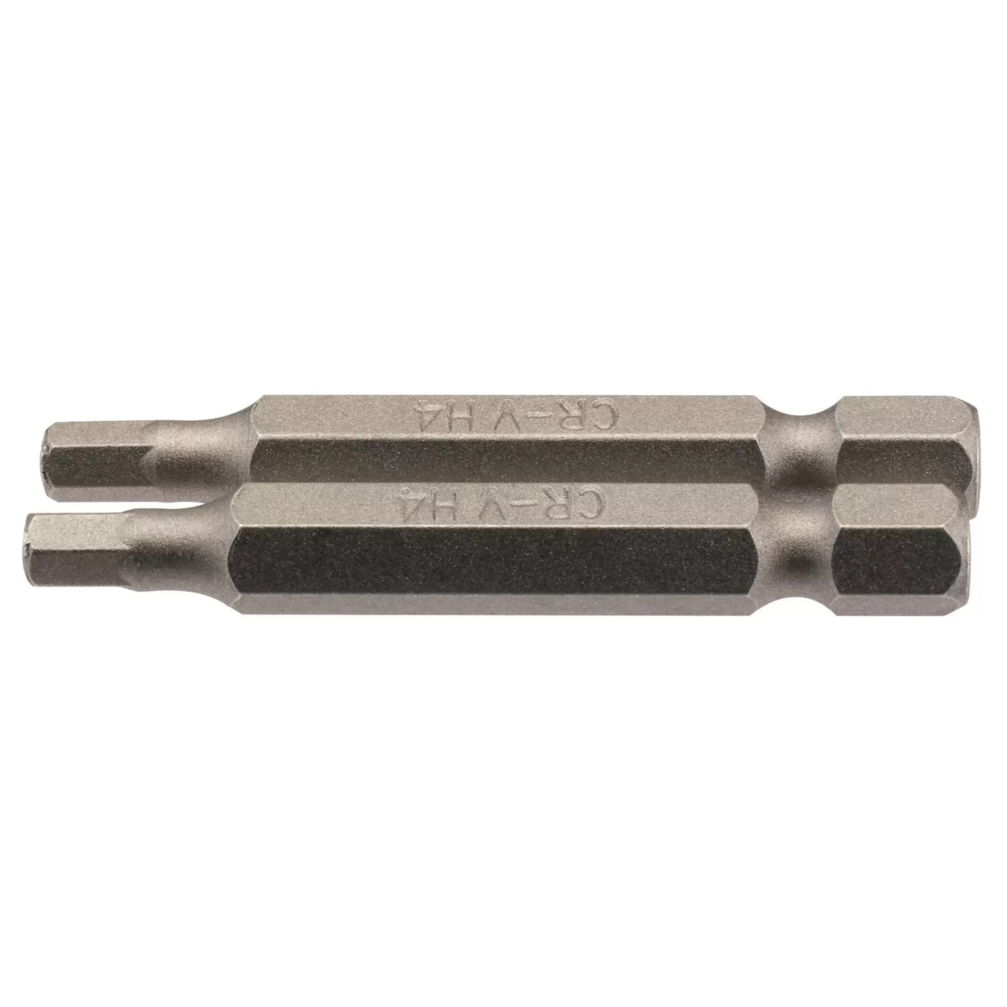 Draper Tools - 64254 - Hexagonal Insert Bit, 4mm, 1/4" Hex, 50mm Long (Pack of 2)