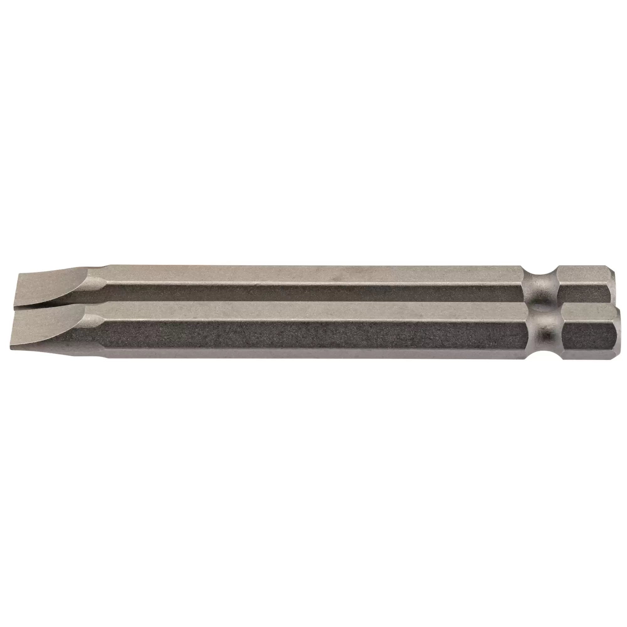 Draper Tools - 64309 - Plain Slot Insert Bit, 6.5mm, 1/4" Hex, 75mm Long (Pack of 2)