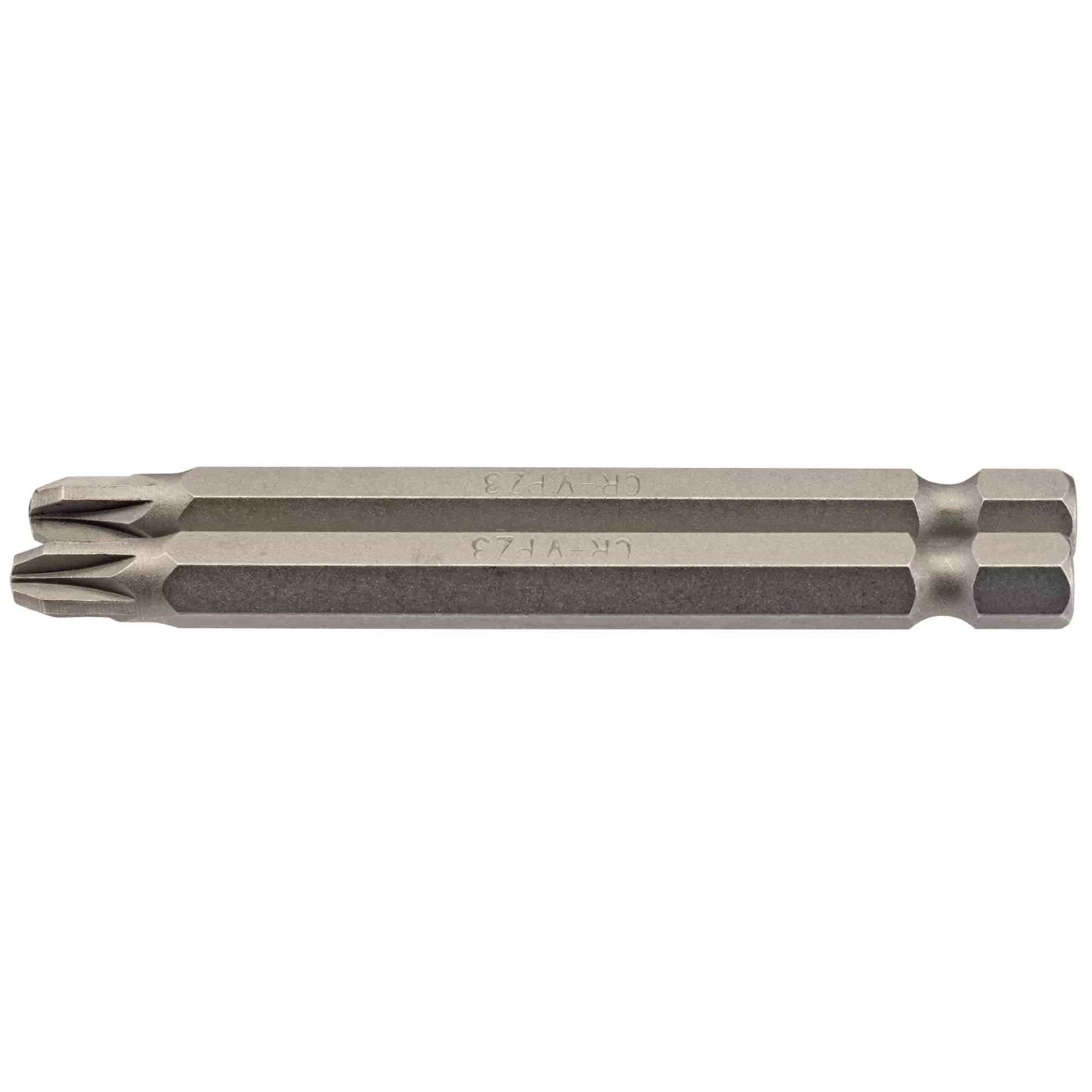 Draper Tools - 64313 - PZ Type Insert Bit, 1/4" Hex, 75mm Long, No.3 (Pack of 2)
