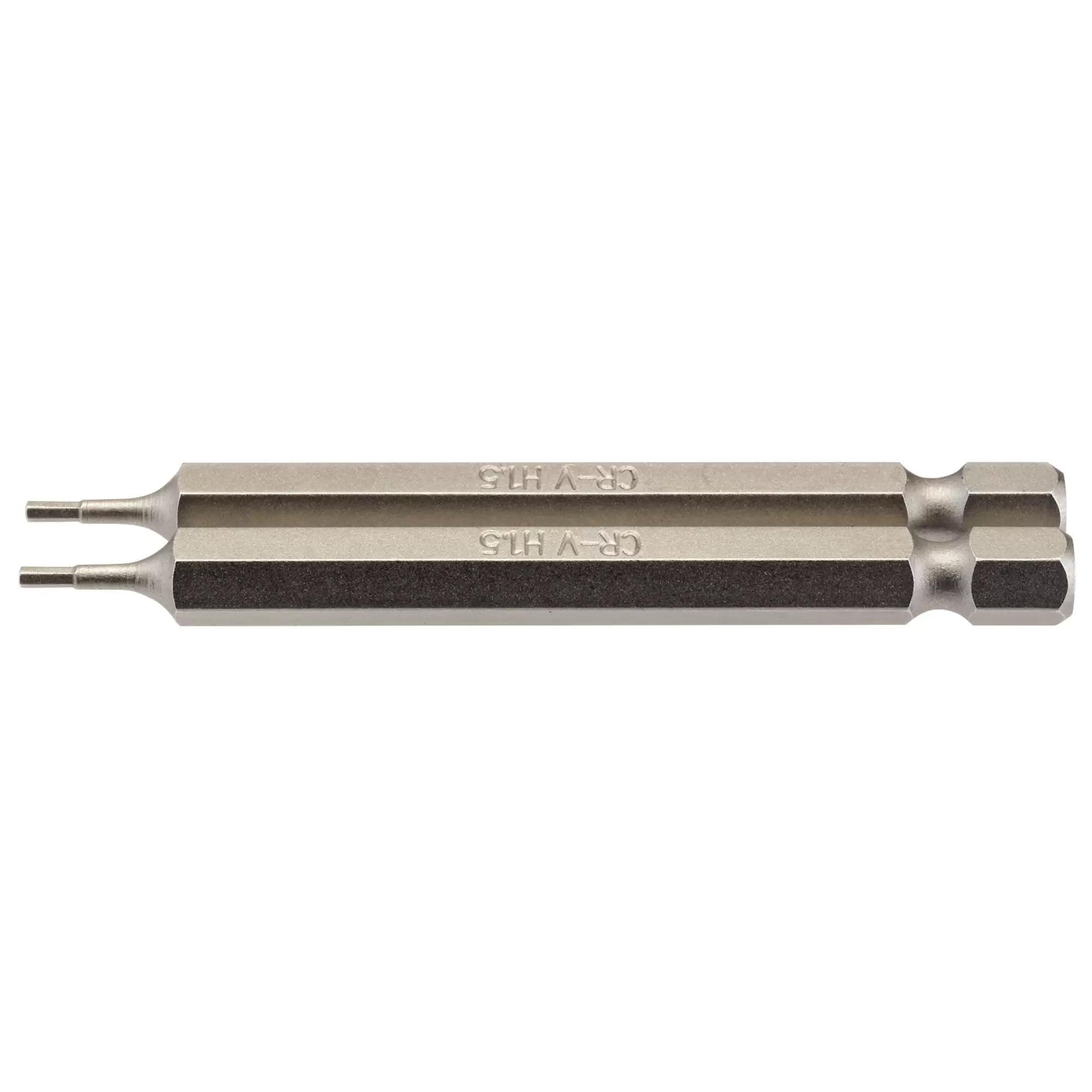 Draper Tools - 64317 - Hexagonal Insert Bit, 1.5mm, 1/4" Hex, 75mm Long (Pack of 2)