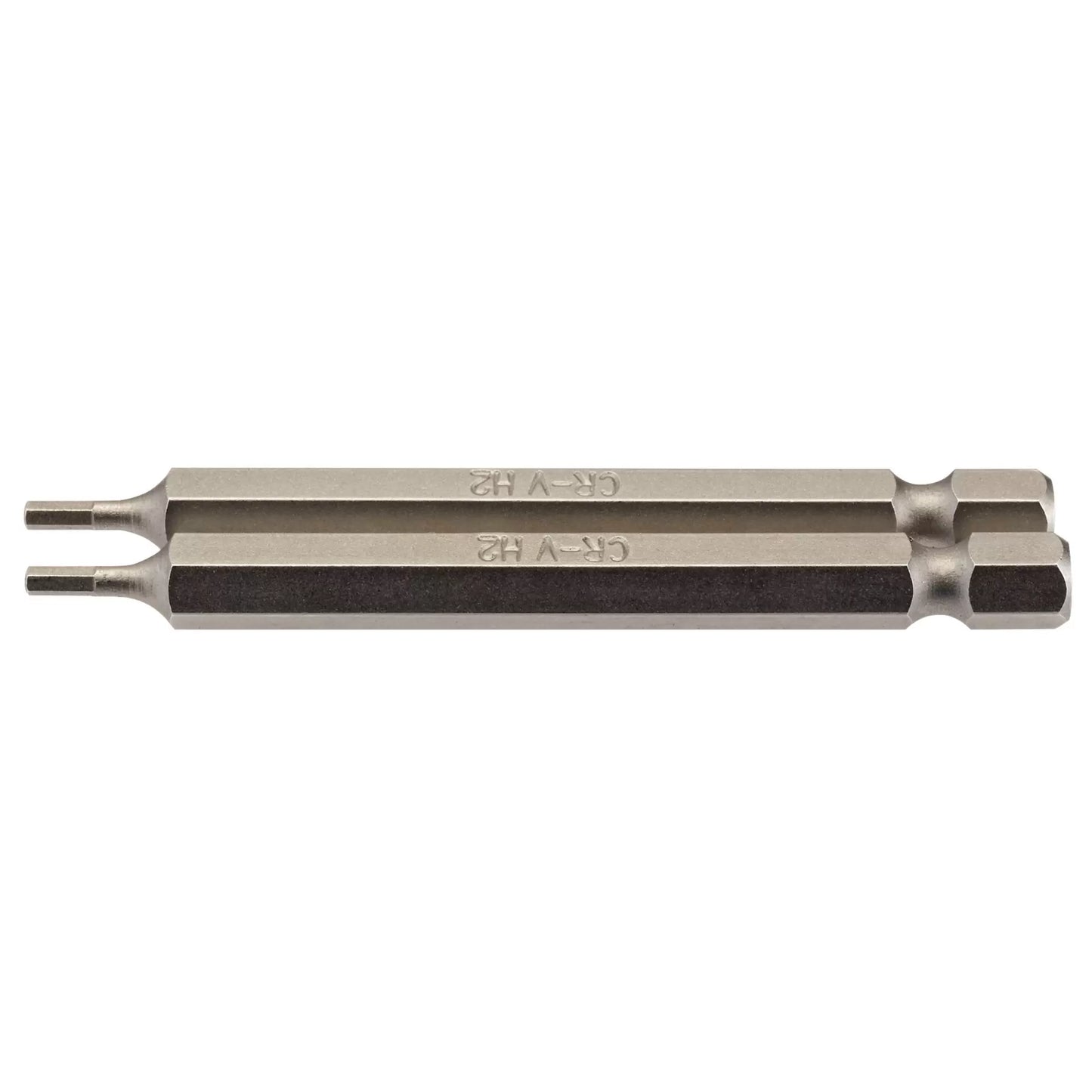 Draper Tools - 64318 - Hexagonal Insert Bit, 2mm, 1/4" Hex, 75mm Long (Pack of 2)
