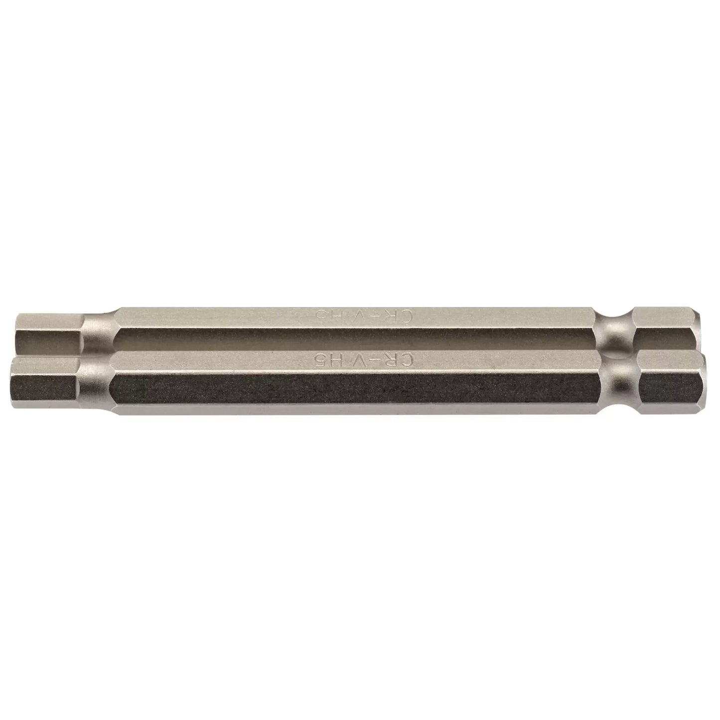 Draper Tools - 64322 - Hexagonal Insert Bit, 5mm, 1/4" Hex, 75mm Long (Pack of 2)
