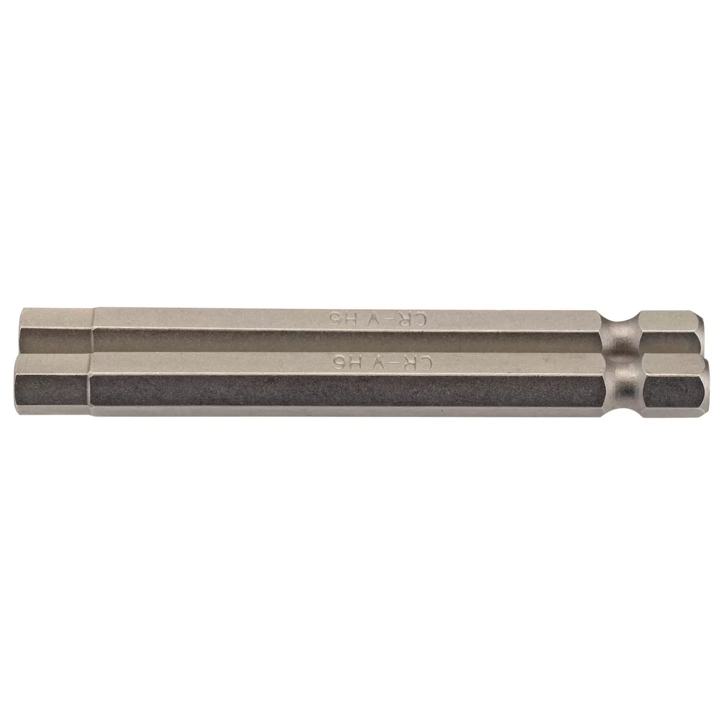 Draper Tools - 64340 - Hexagonal Insert Bit, 6mm, 1/4" Hex, 75mm Long (Pack of 2)