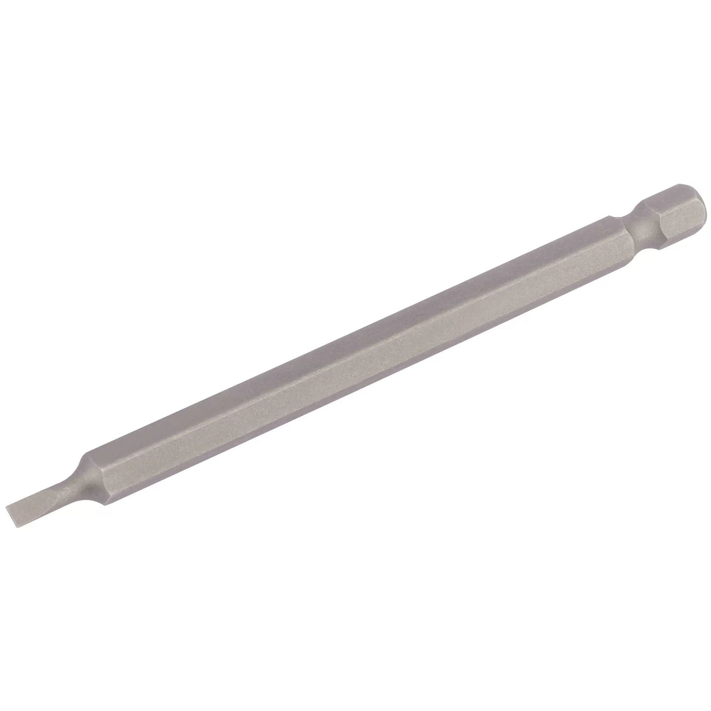 Draper Tools - 64341 - Plain Slot Insert Bit, 3mm, 1/4" Hex, 100mm Long (Pack of 1)