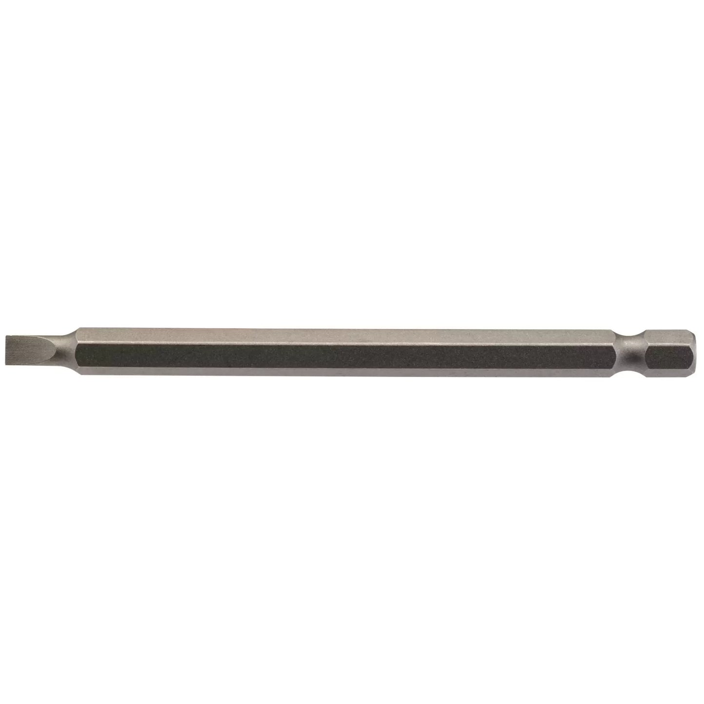 Draper Tools - 64344 - Plain Slot Insert Bit, 4.5mm, 1/4" Hex, 100mm Long (Pack of 1)