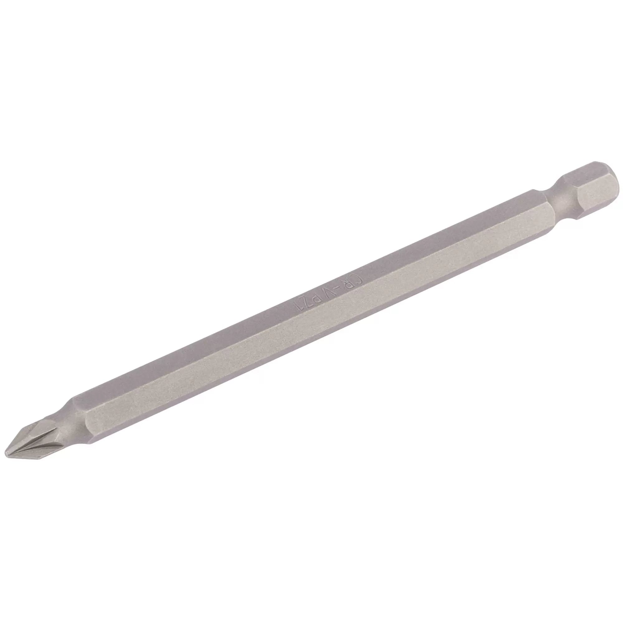Draper Tools - 64361 - PZ Type Insert Bit, 1/4" Hex, 100mm Long, No.1 (Pack of 1)