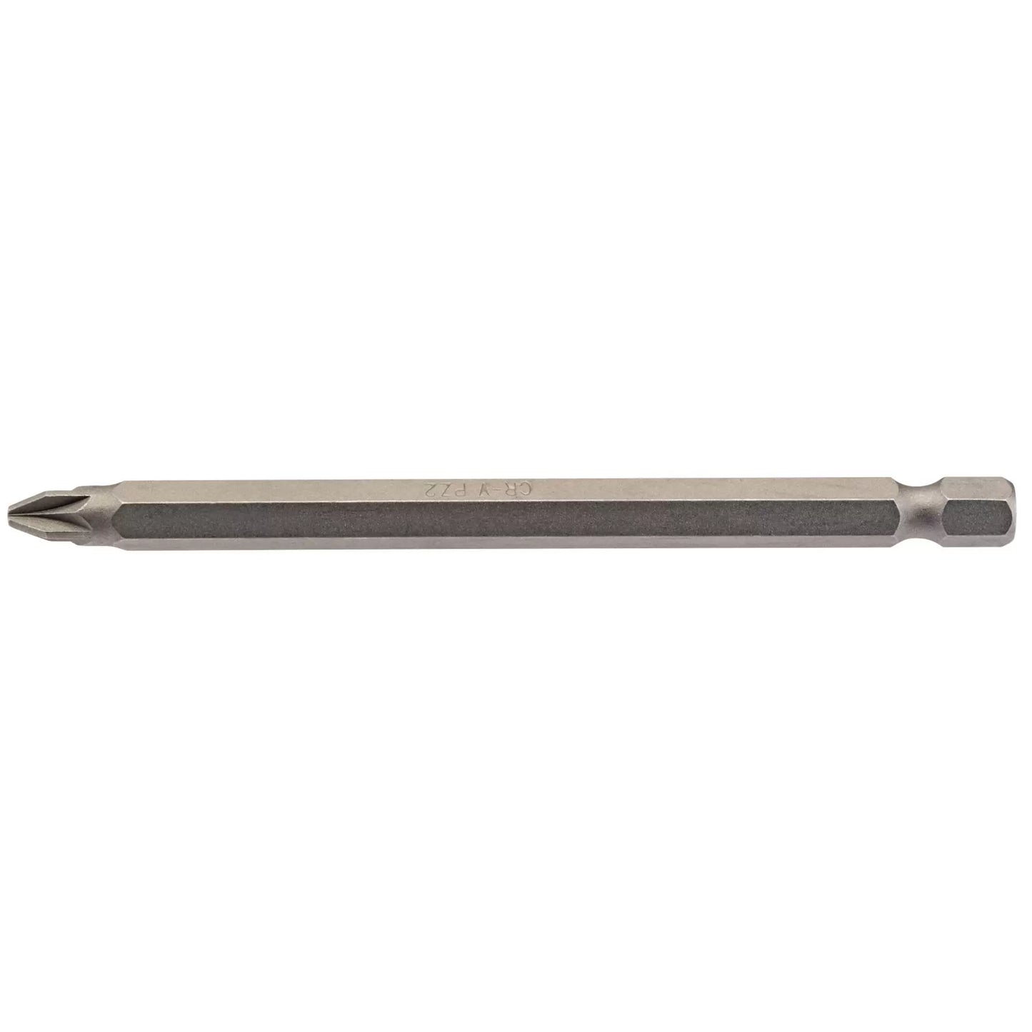 Draper Tools - 64362 - PZ Type Insert Bit, 1/4" Hex, 100mm Long, No.2 (Pack of 1)