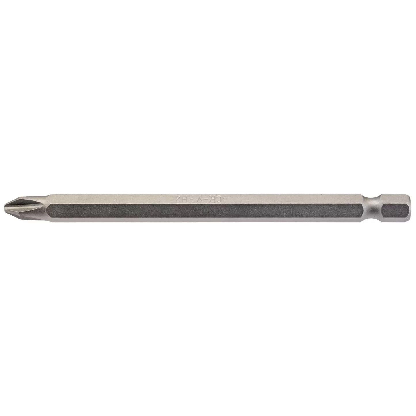 Draper Tools - 64365 - Cross Slot Insert Bit, 1/4" Hex, 100mm Long, No.2 (Pack of 1)