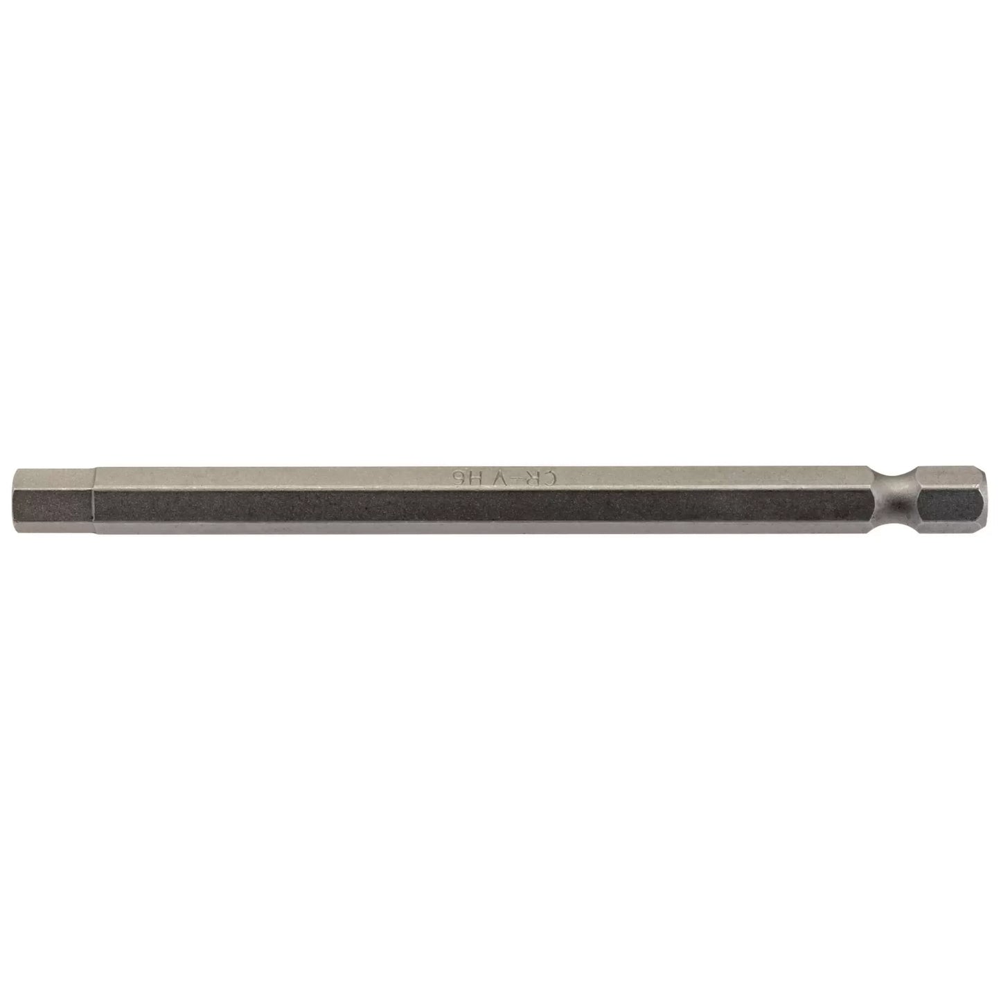 Draper Tools - 64375 - Hexagonal Insert Bit, 6mm, 1/4" Hex, 100mm Long (Pack of 1)